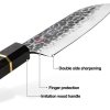 Nóż Santoku Fissman Bokuden 15cm - stal, do warzyw, ergonomiczny